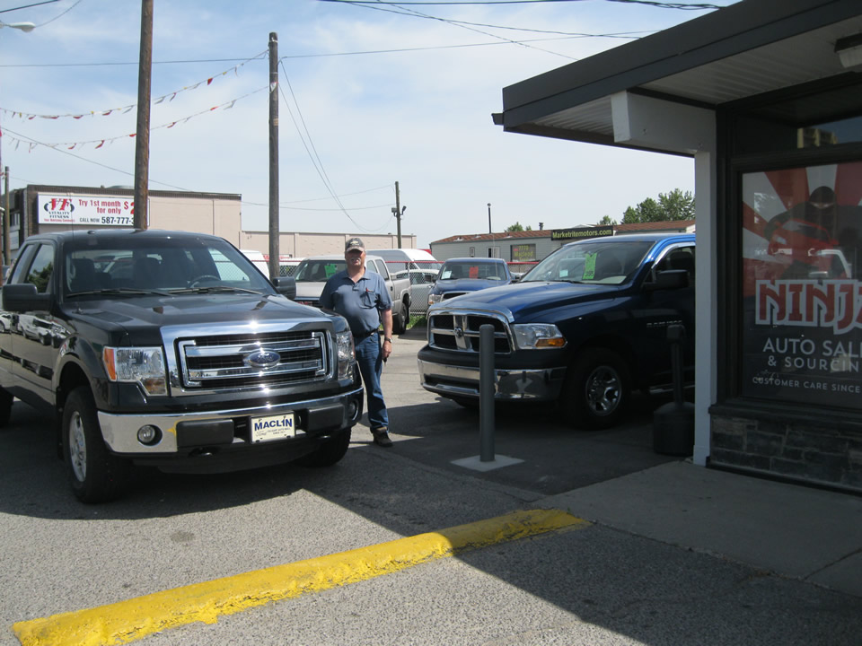 rick with his new Ford F-150