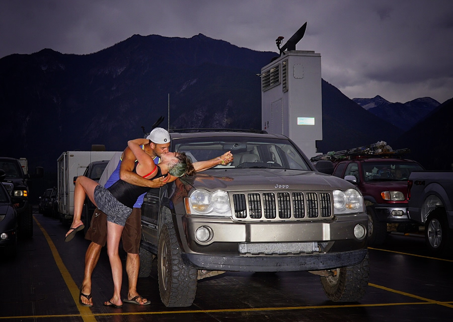 Ingrid with her new Jeep Grand Cherokee