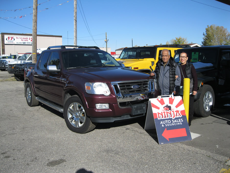Edgar and his new Ford Sport Trac