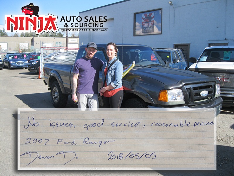 Devon with his new Ford Ranger
