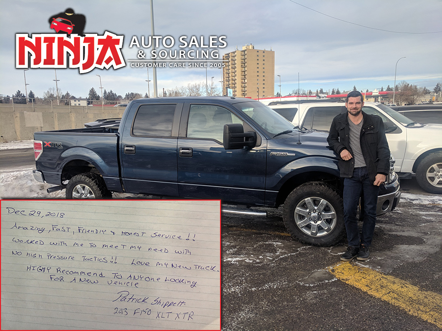 2013 F150 XLT XTR with new owner Patrick