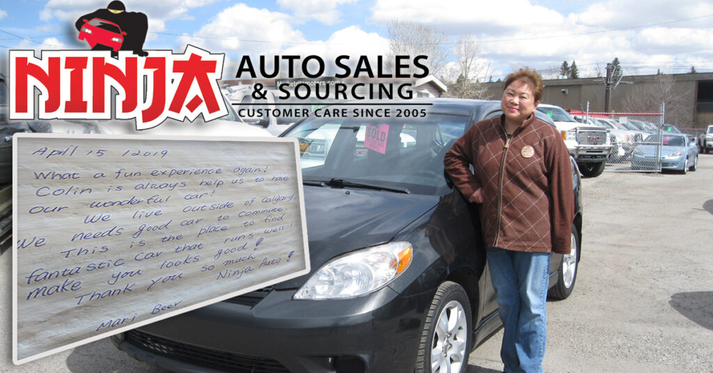 Mary is Very Happy with her New Toyota Matrix!